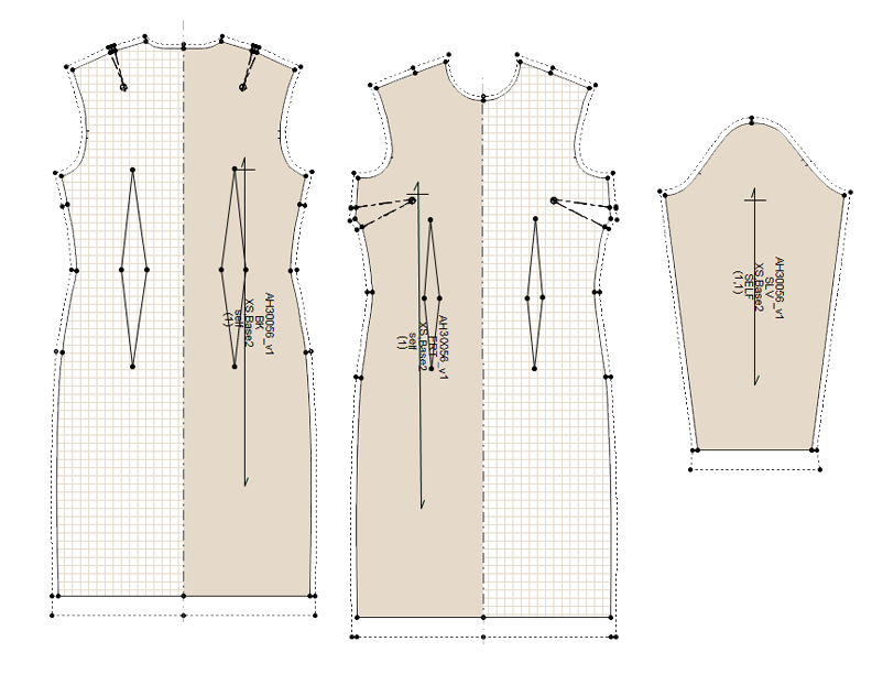 digital dress pattern