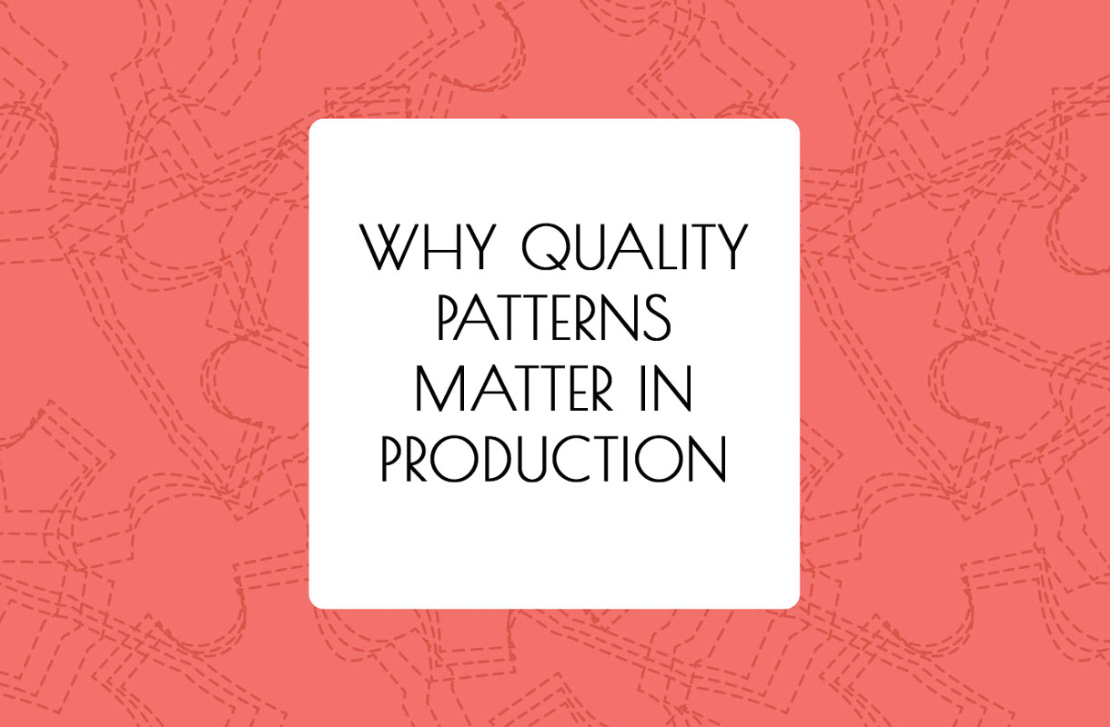 Why Quality Patterns Matter In Production Alison Hoenes Design