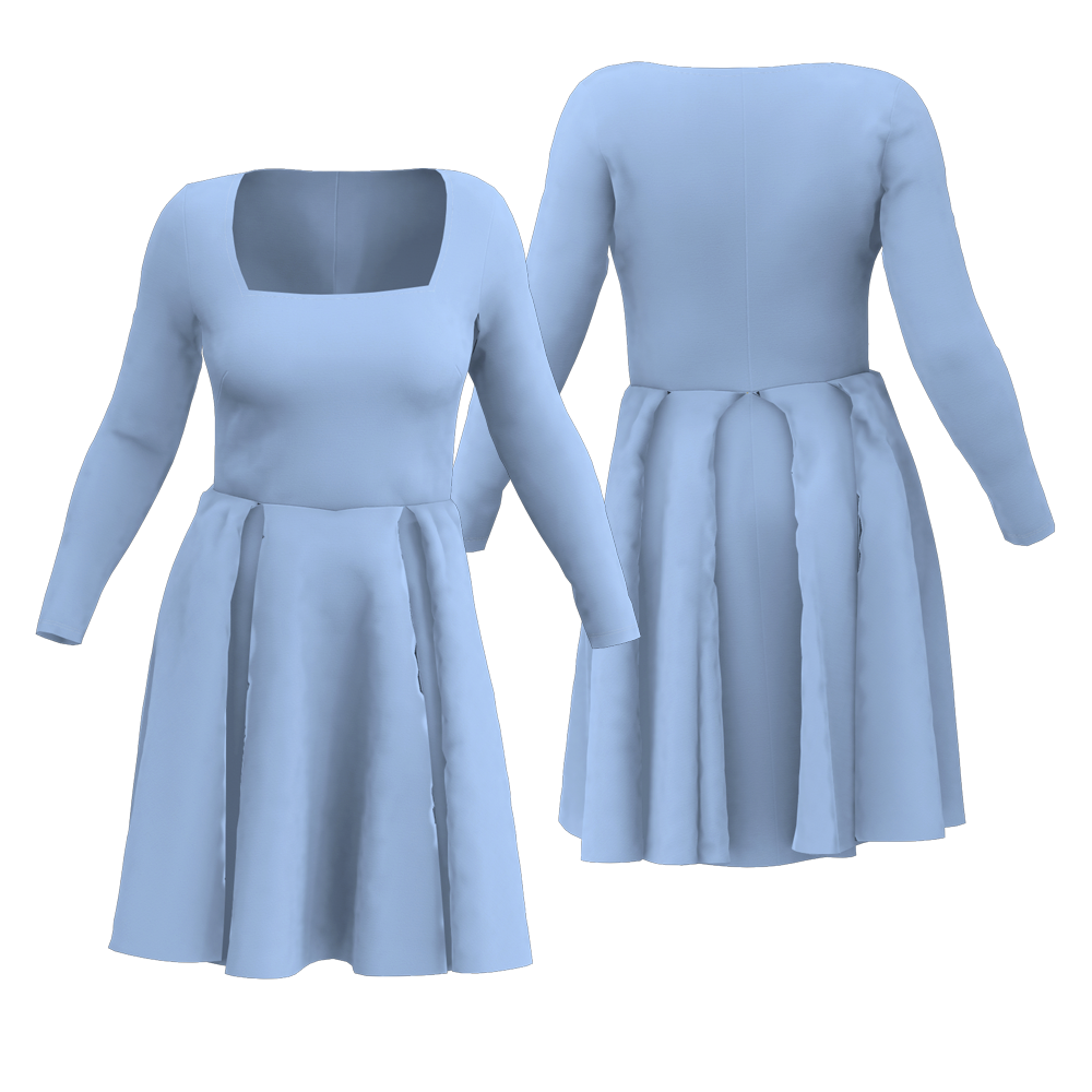 3D dress sample