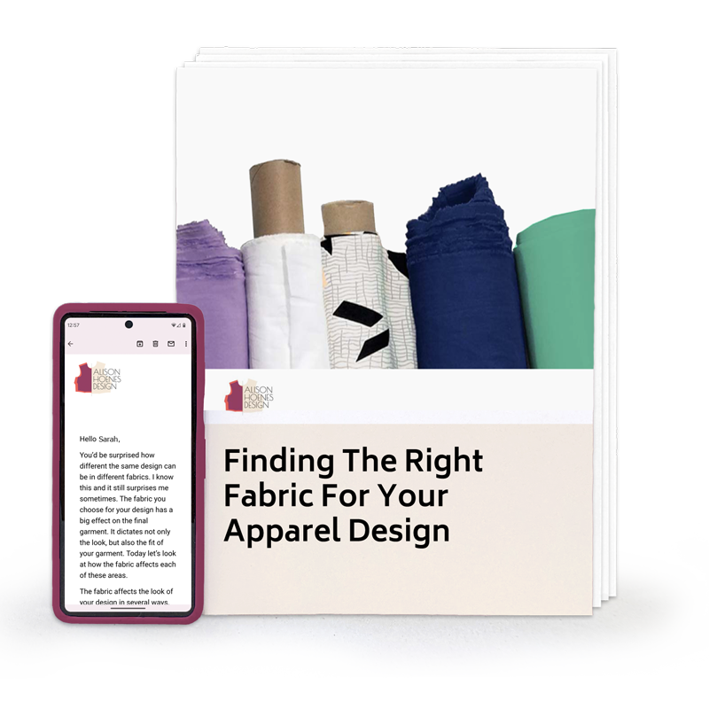 Finding The Right Fabric For Your Apparel Design free e-book and email course